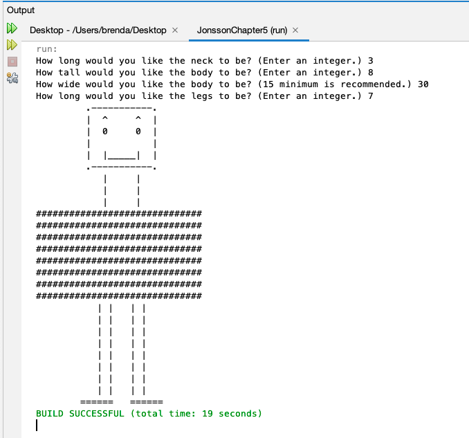 Brenda Jonsson: Class Notes > Java